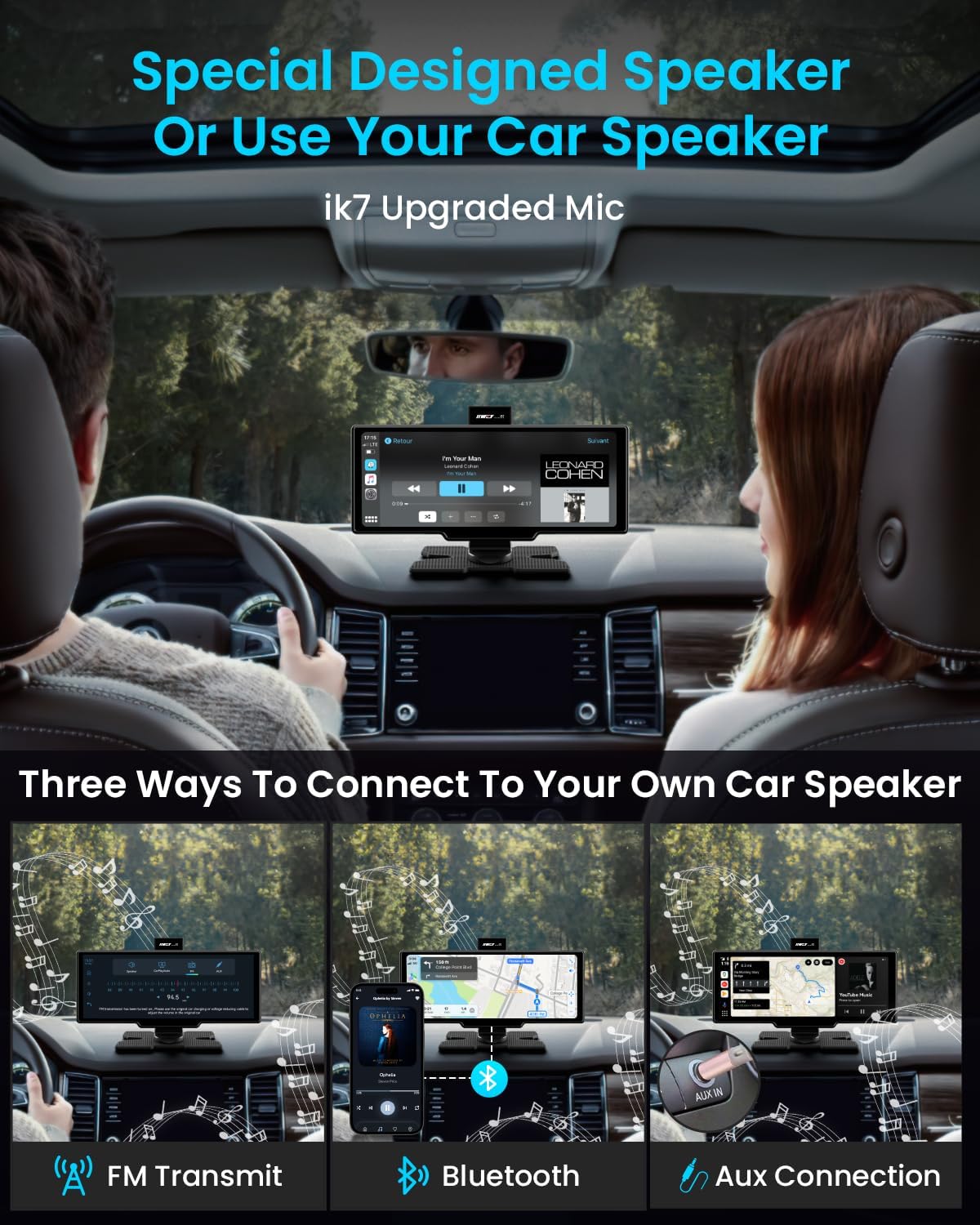Portable Car Play Screen